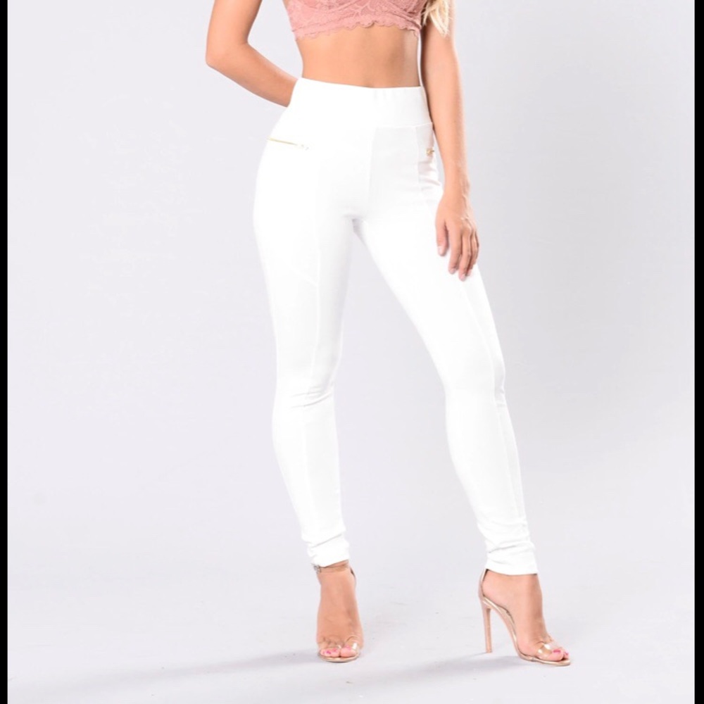 Fashion Nova Juicy White Pants